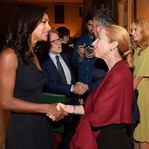 Rula Jebreal receiving Honorary Degree